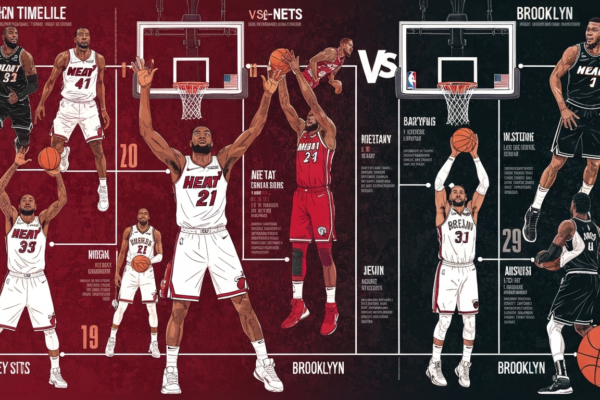 Miami Heat vs Brooklyn Nets Timeline