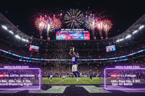 Minnesota Vikings vs Houston Texans Match Player Stats